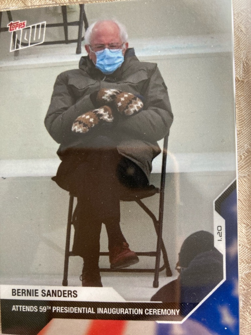 Bernie Sanders Inauguration Topps NOW Trading Card - Picture 4 of 4
